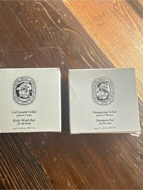 diptyque White Body Wash Bar & Shampoo Bar Duo